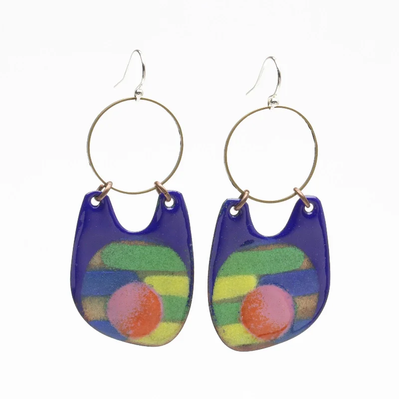 Best hoop earrings with geometric shapes for a modern and artistic appeal-Alaska Sun Earrings