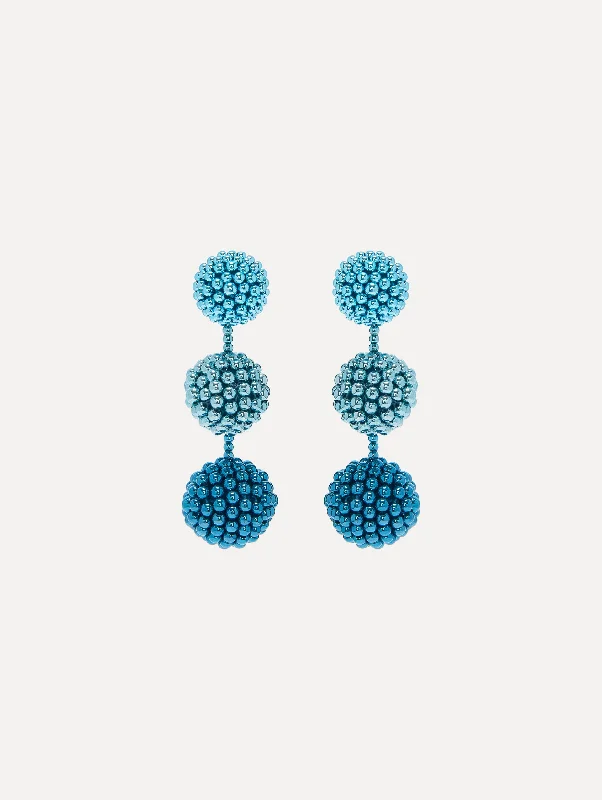 Hoop earrings with intricate designs for a unique and artistic appearance-Beaded Sphere Earrings