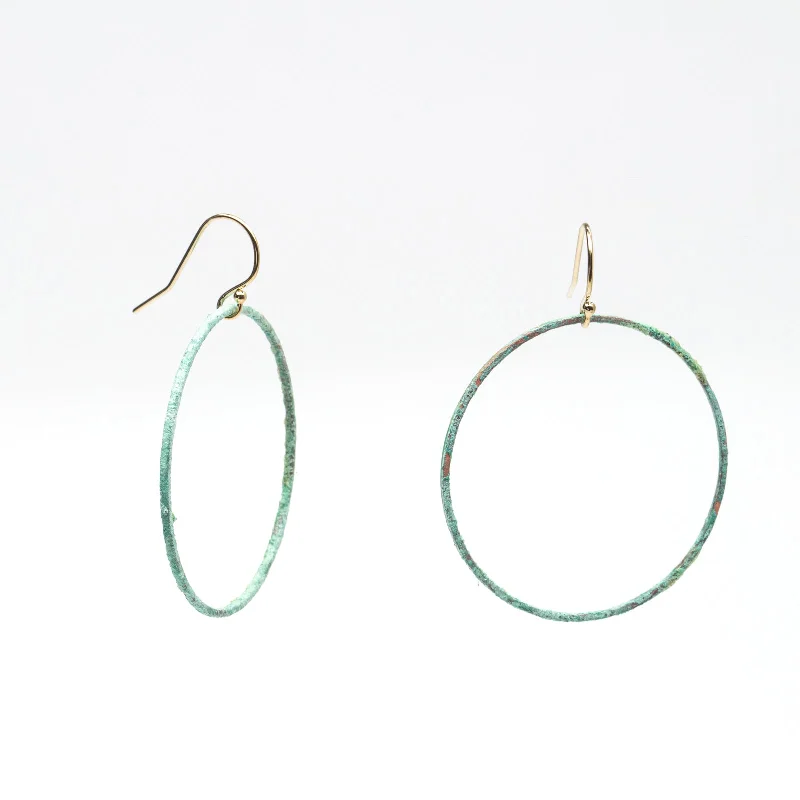 Best hoop earrings with matte finish for a sophisticated, understated design-Circle Earrings