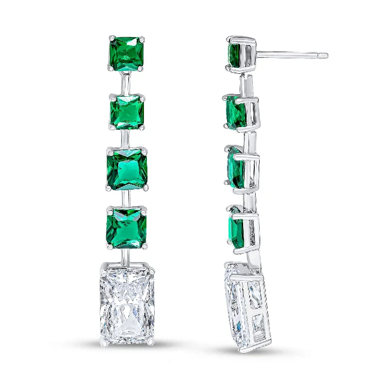 Best hoop earrings with vintage-style detailing for a nostalgic and timeless look-Nova Earrings (Emerald)