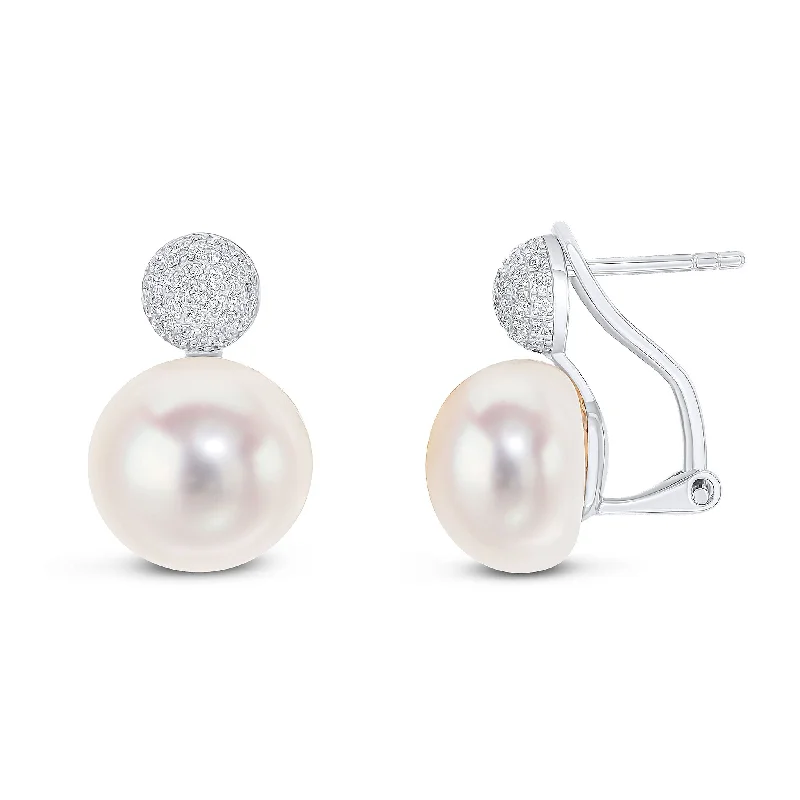 Hoop earrings with satin finishes for a smooth and elegant appearance-Judith Earrings (Rhodium)