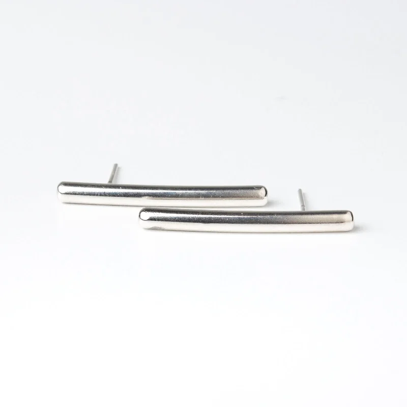 Hoop earrings with polished metal for a shiny and high-quality finish-Lines & Shapes I Earrings