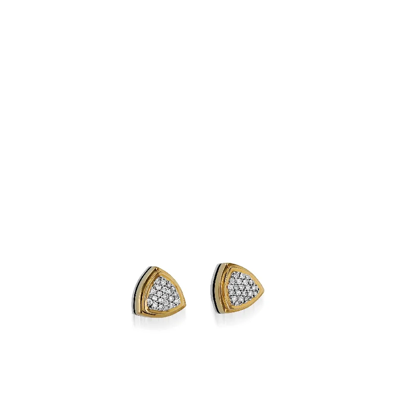 Stud Earrings for Casual Outfit -Arrivo Pave Diamond Stud Earrings