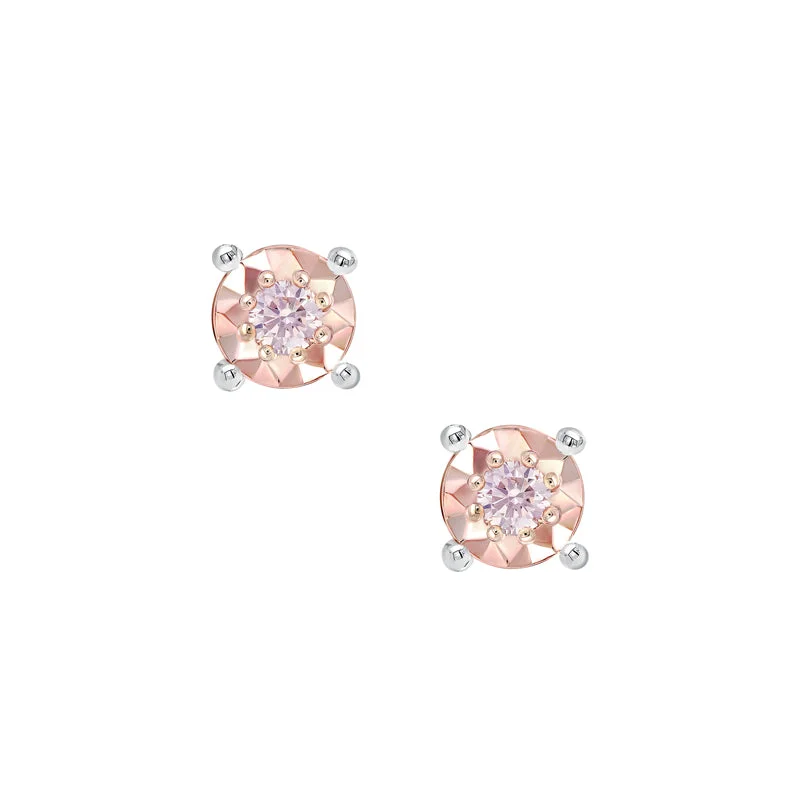 Stud Earrings with Symbolic Elements -Blush Stelle Stud Earrings