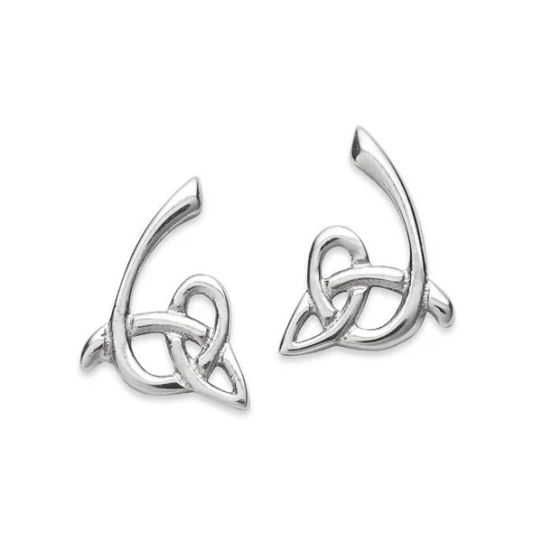 Stud Earrings for Fitness Activities -Tiree Celtic Stud Earrings - NO359