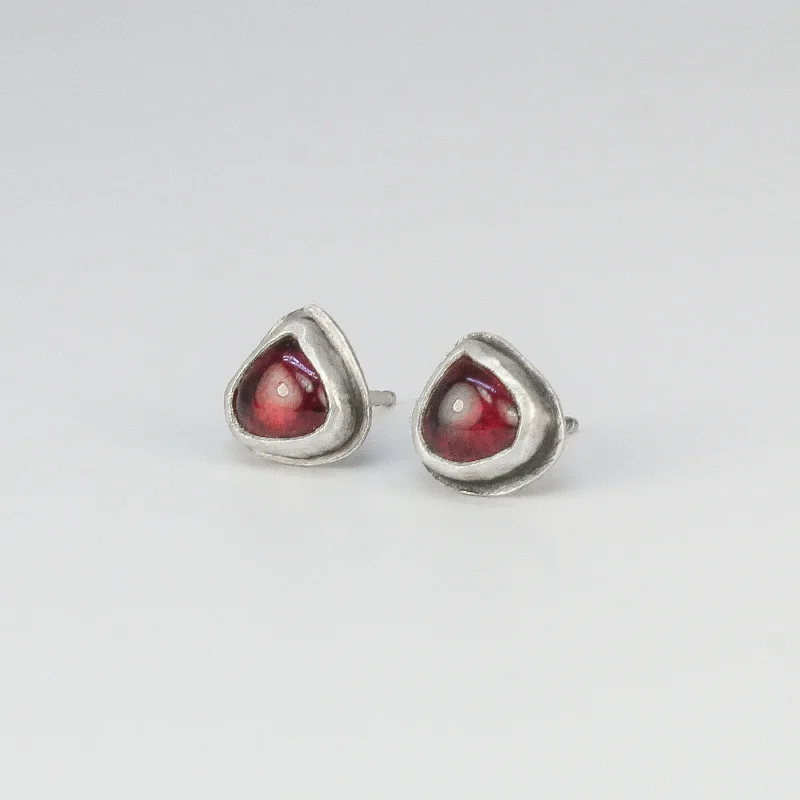 African Stud Earrings with Culture -NEW! Stone Stud Earrings in Sterling Silver by Ashley Procopio