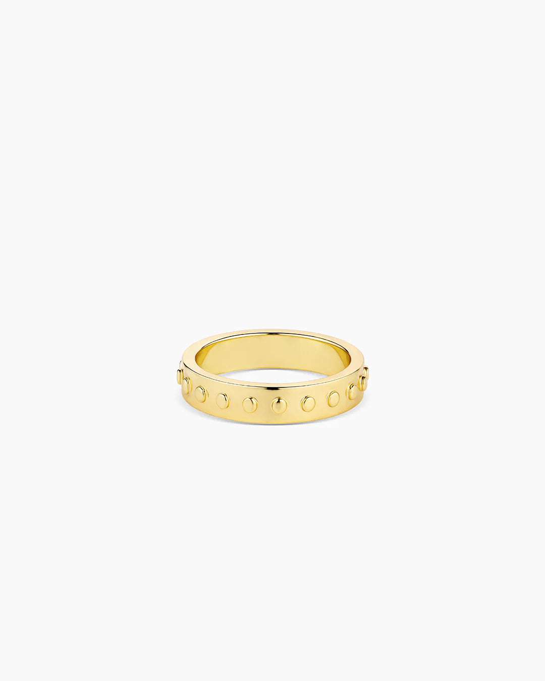 Minimalist rings with tiny diamond dot accents -Asher Ring